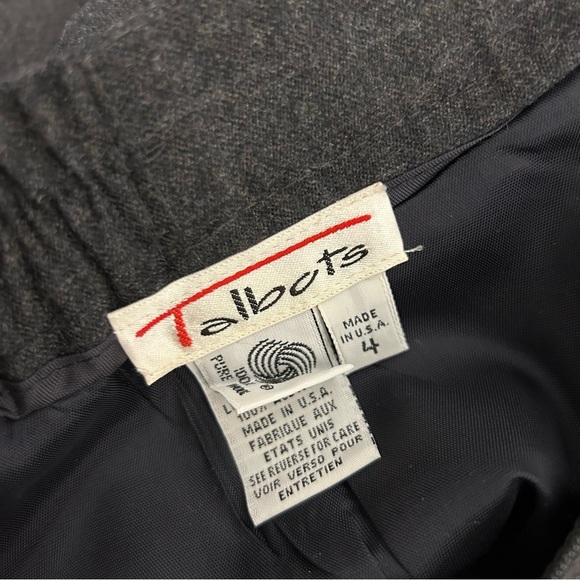 ❤️NWT Talbots wool Elegant Black Pencil Skirt 4 - Picture 6 of 14